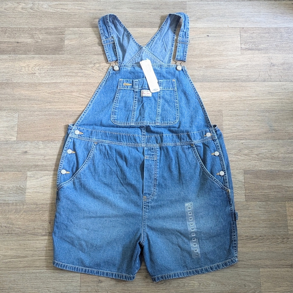 NWT Old Navy Vintage Women's Maternity Carpenter Overalls Size Medium